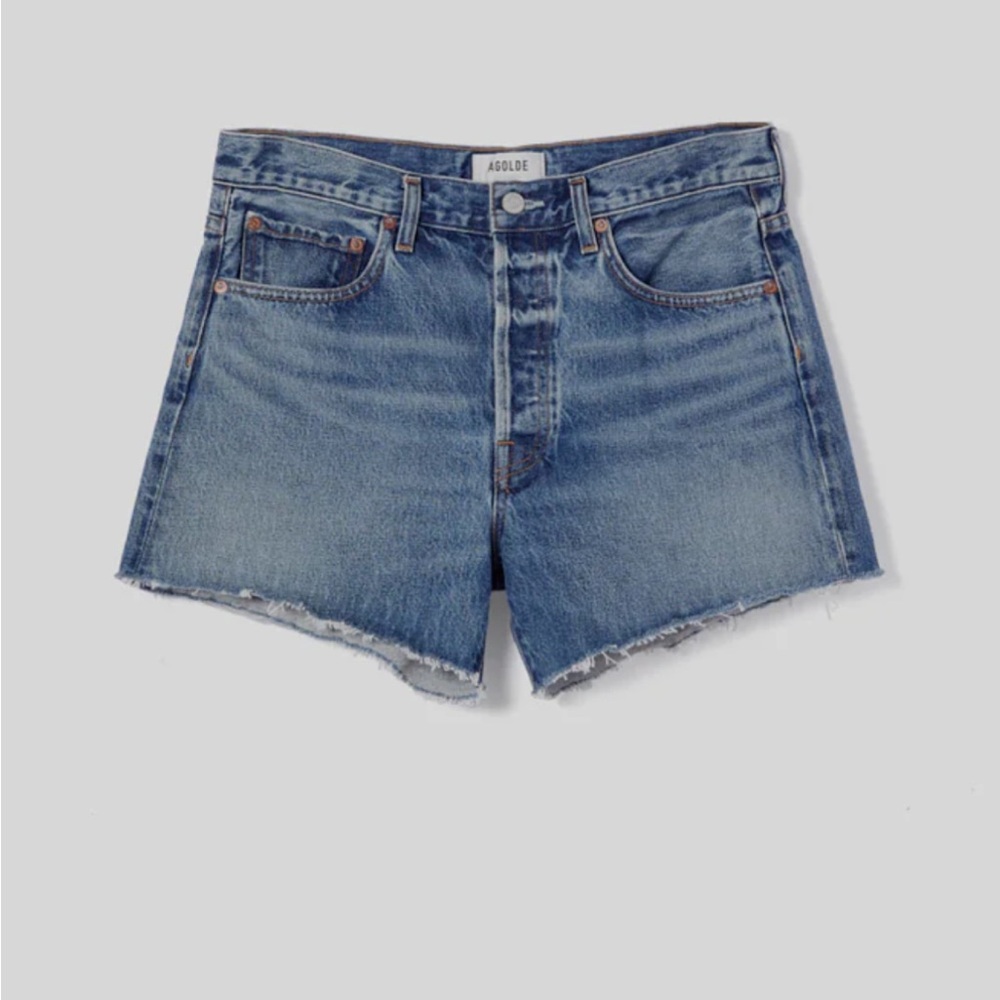 NWT Agolde Parker Long Shorts in Ruin